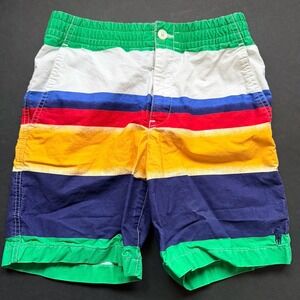 Ralph Lauren Polo Prepster Striped Poplin Colorful Shorts 4 Pocket Size 12